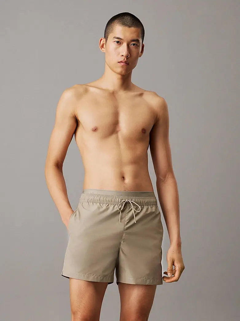 Short de bain court avec double ceinture - CK Meta Legacy - CALVERO