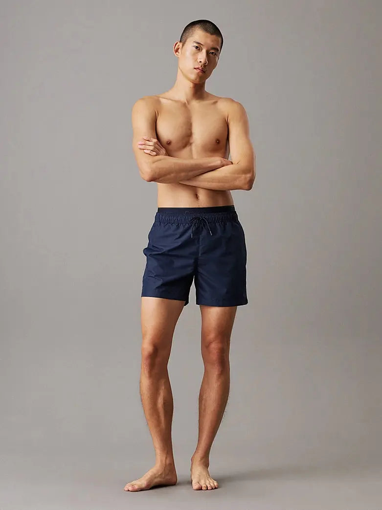 Short de bain court avec double ceinture - CK Meta Legacy - CALVERO