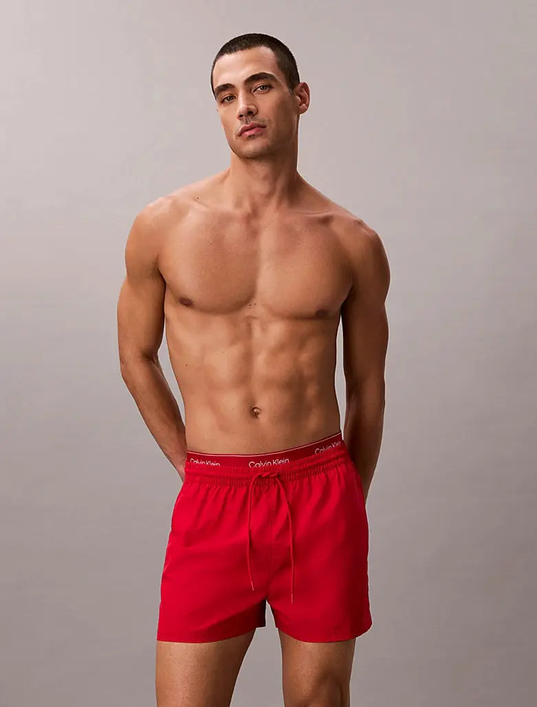 Short de bain courts avec cordon de serrage - CK Essentials - CALVERO