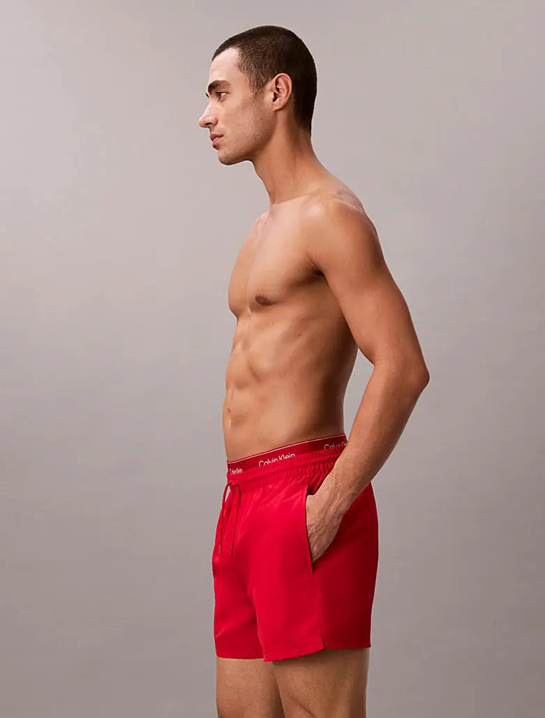 Short de bain courts avec cordon de serrage - CK Essentials - CALVERO