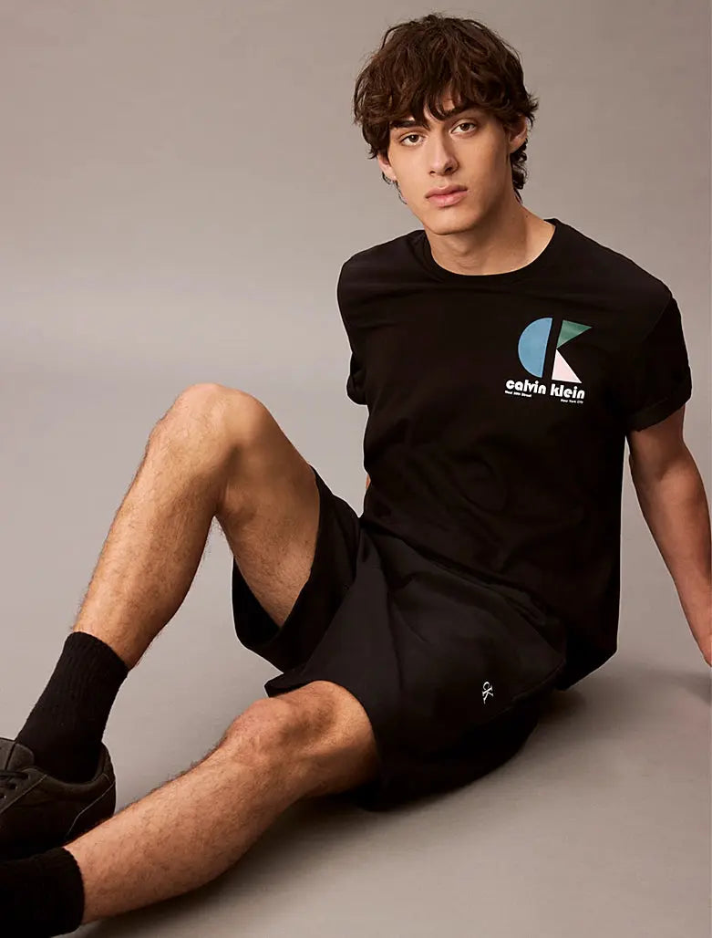 Short de jogging en tissu éponge de coton - CALVERO