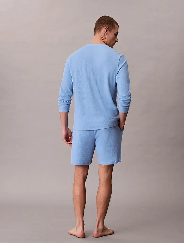 Short de pyjama gaufré doux - CALVERO