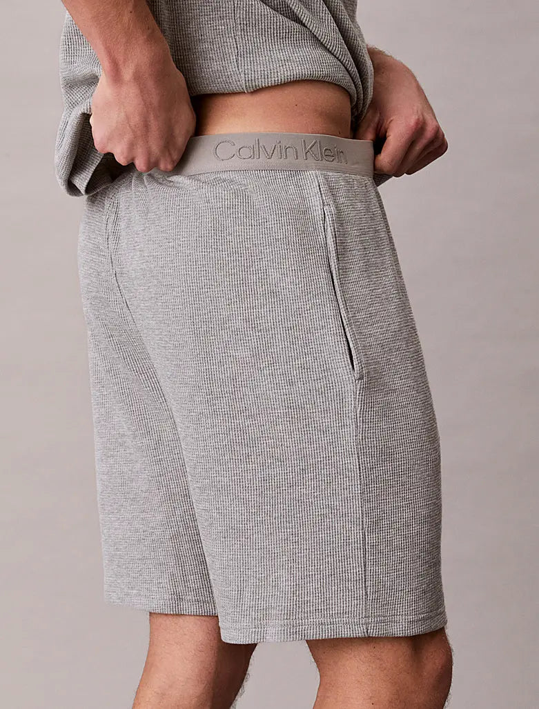 Short de pyjama gaufré doux - CALVERO