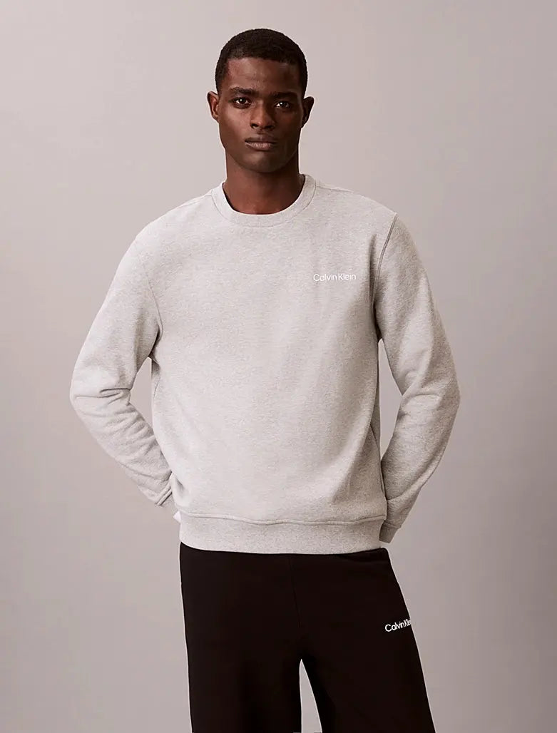 Sweat-shirt en tissu éponge de coton doux Calvin Klein