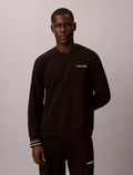 Sweat-shirt en tissu éponge de coton doux Calvin Klein