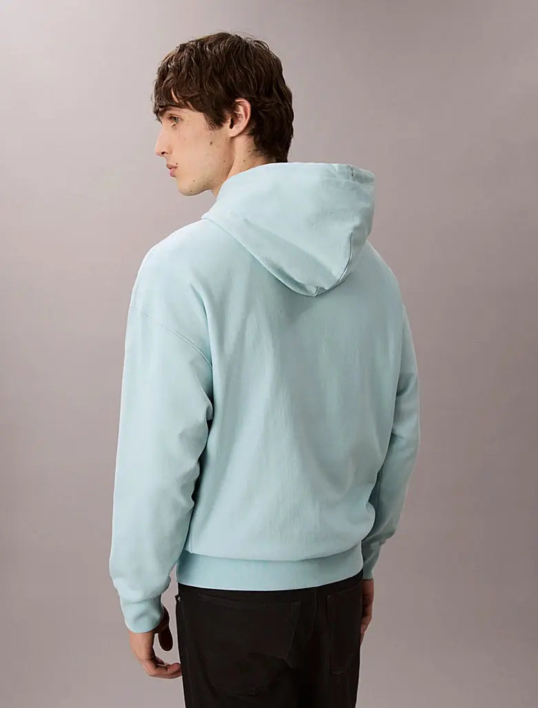 Sweat à capuche en polaire haut de gamme avec logo monogramme Calvin Klein