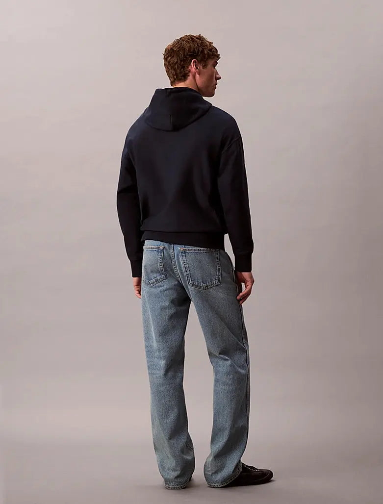Sweat à capuche en polaire haut de gamme avec logo monogramme Calvin Klein