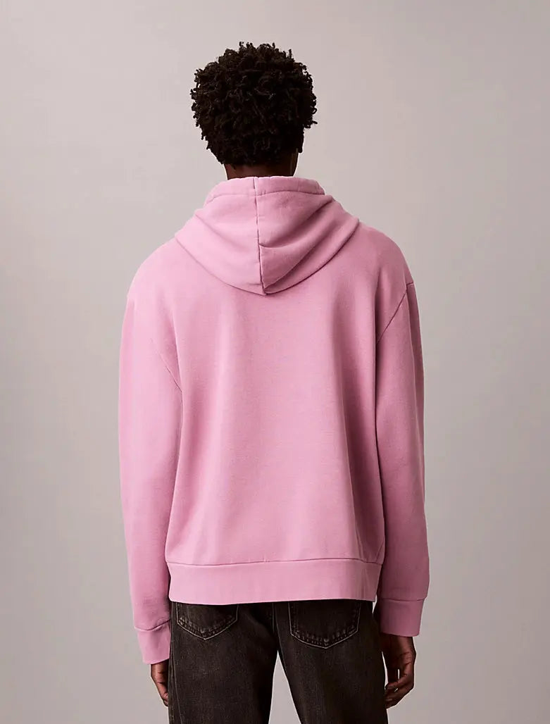 Sweat à capuche relaxed en polaire avec imprimé graphique Kate Moss - CALVERO