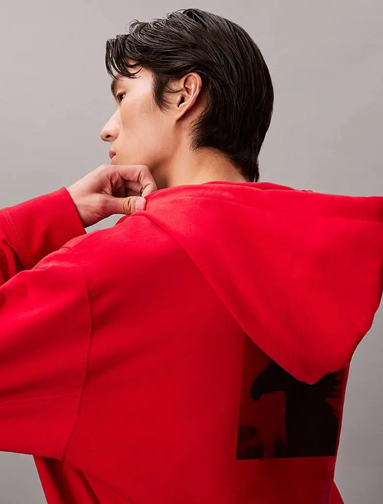 Sweat à capuche zippé Terry - Nouvel An Lunaire - CALVERO