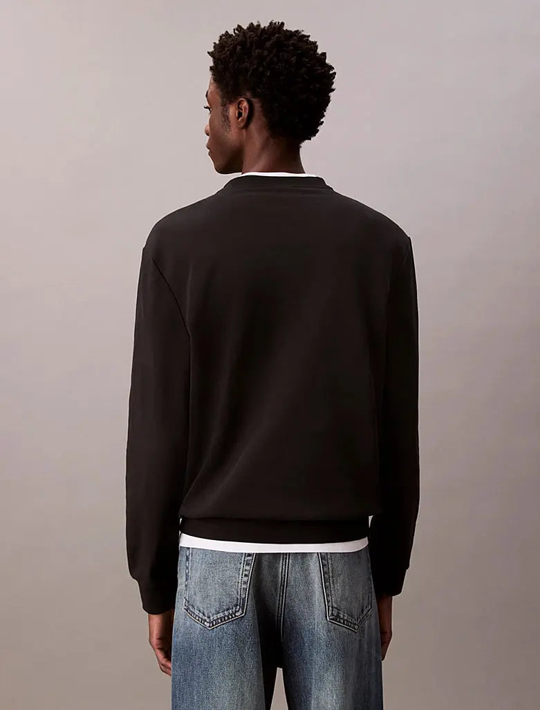 Sweat en tissu éponge avec logo monogramme - CALVERO