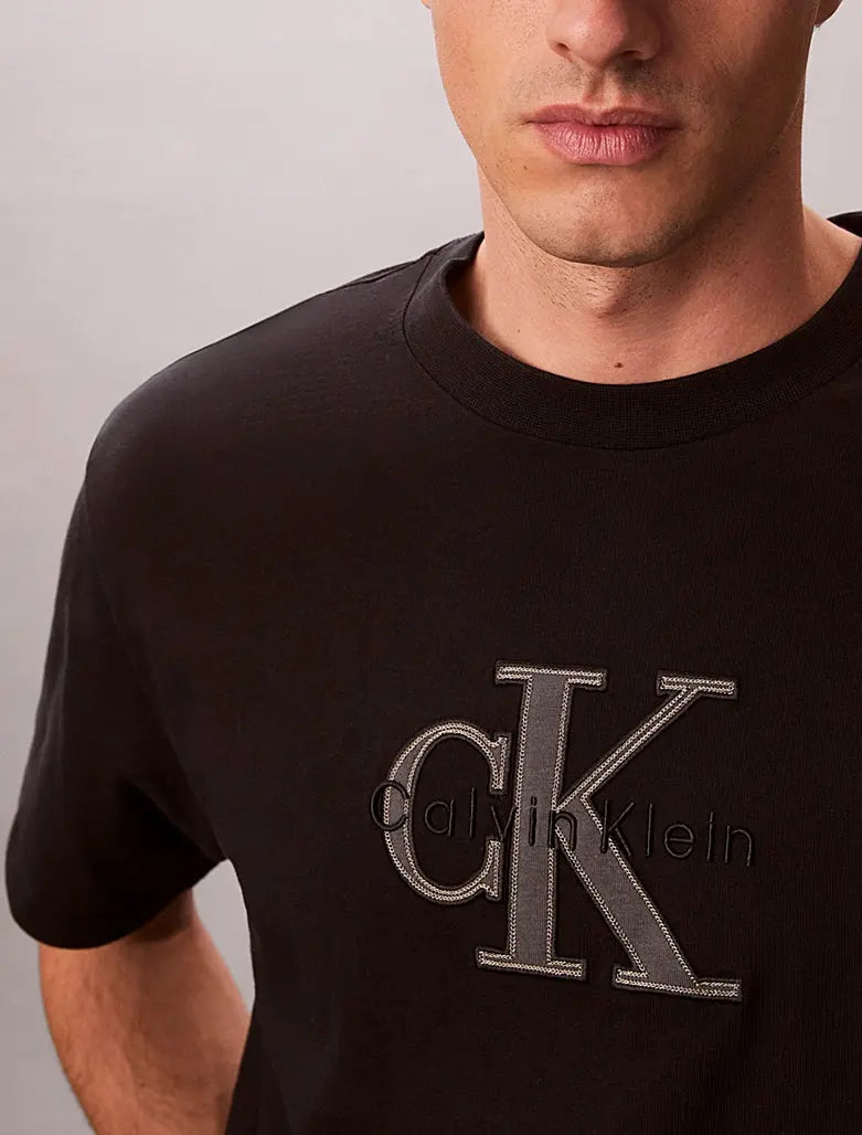 T-shirt relaxed avec logo appliqué Calvin Klein