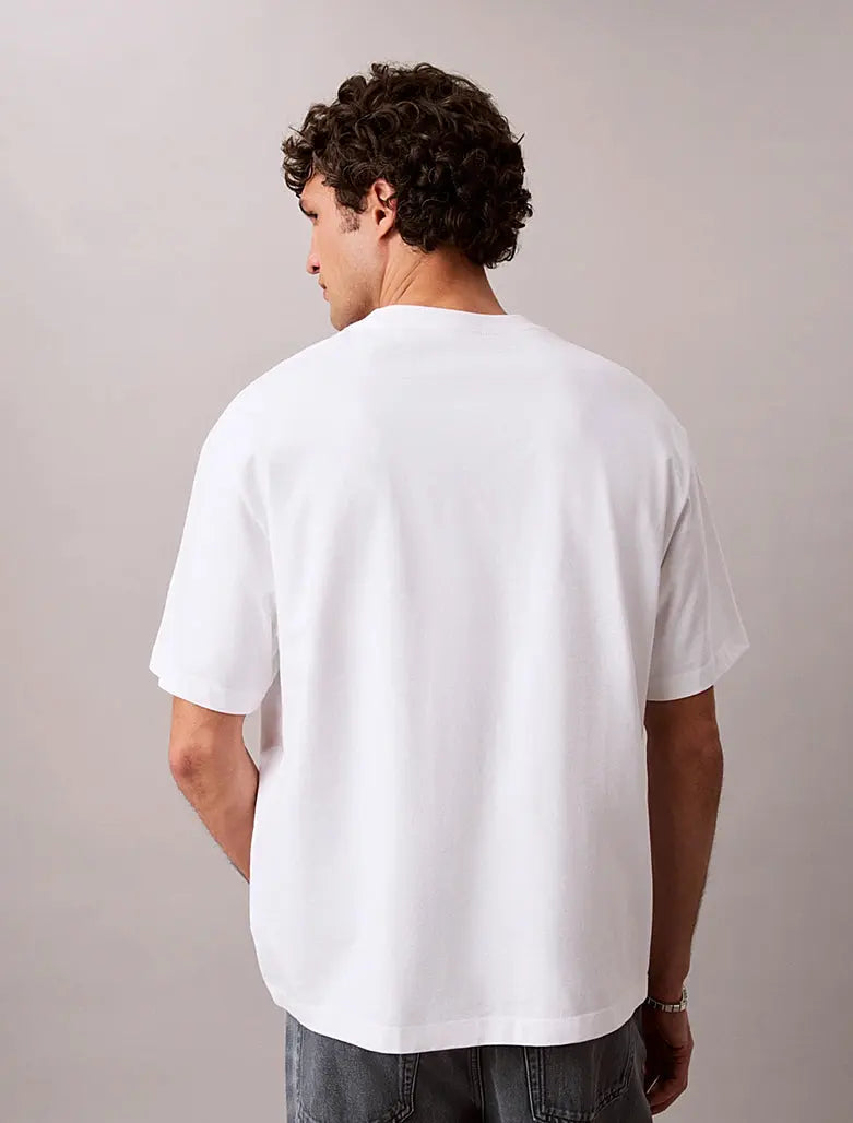T-shirt relaxed avec logo appliqué Calvin Klein