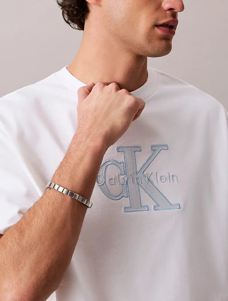 T-shirt relaxed avec logo appliqué Calvin Klein