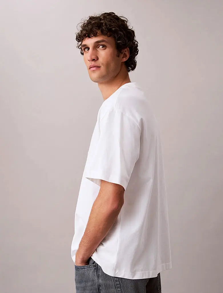 T-shirt relaxed avec logo appliqué Calvin Klein