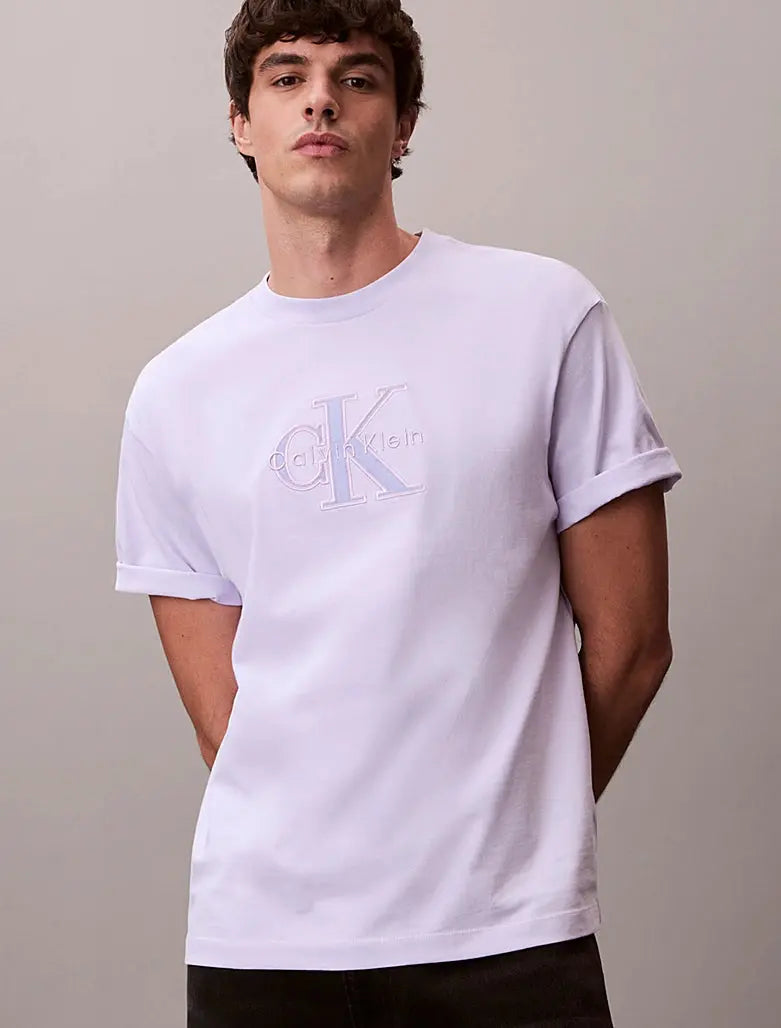 T-shirt relaxed avec logo appliqué Calvin Klein