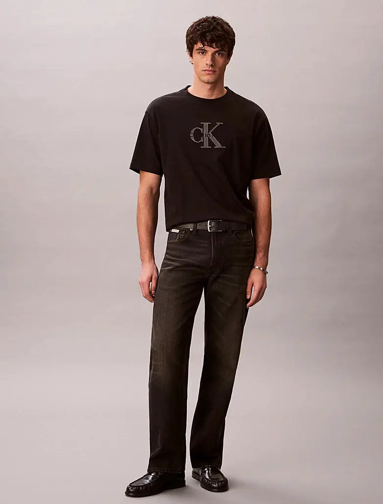T-shirt relaxed avec logo appliqué Calvin Klein
