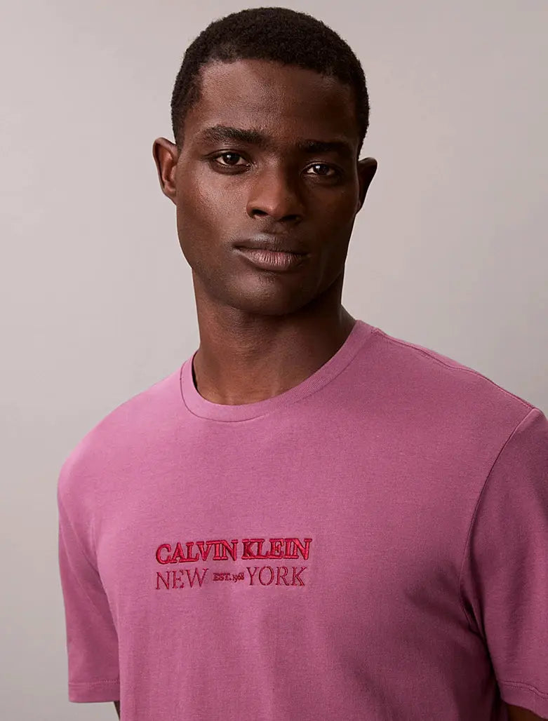 T-shirt à col rond avec graphique CK NY Calvin Klein