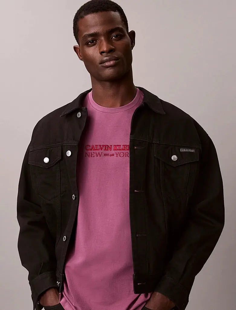 T-shirt à col rond avec graphique CK NY Calvin Klein