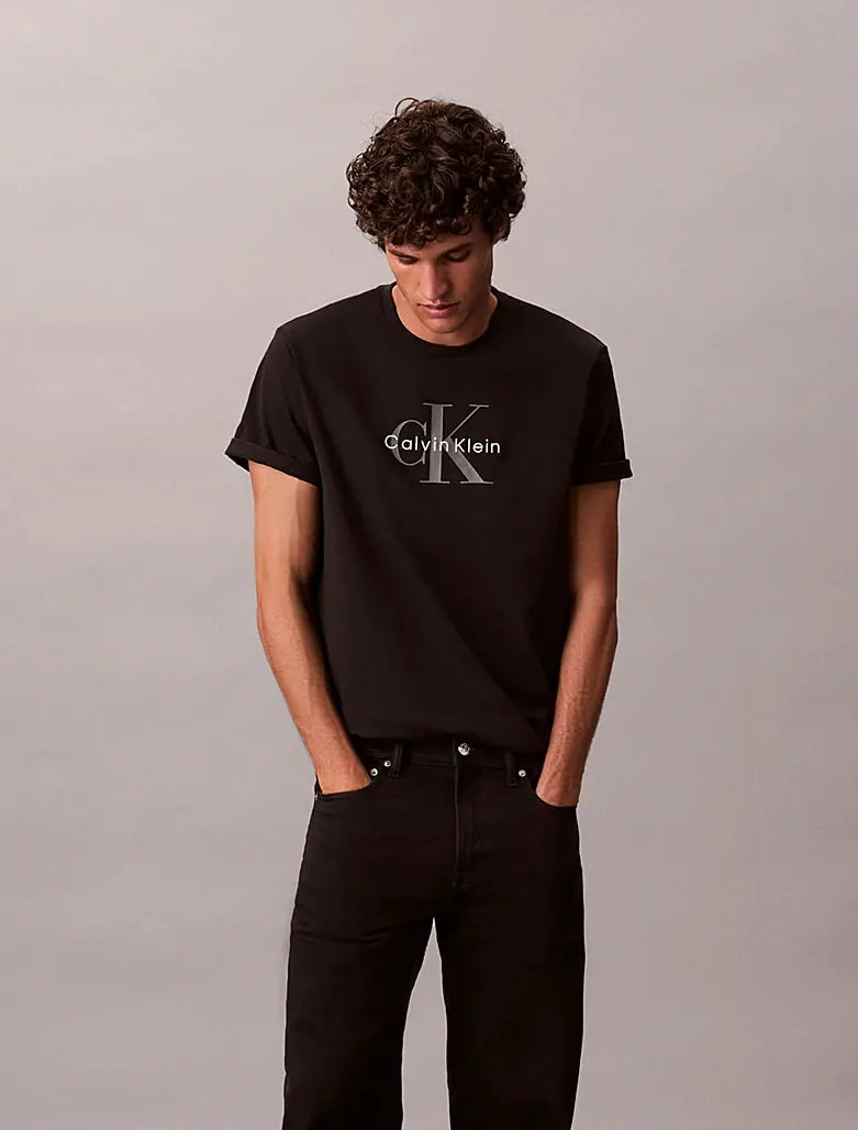T-shirt avec logo monogramme Calvin Klein