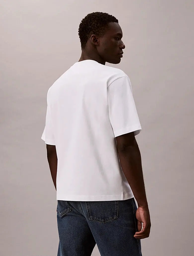 T-shirt Calvin Klein Studio relaxed logo brodé en coton Calvin Klein