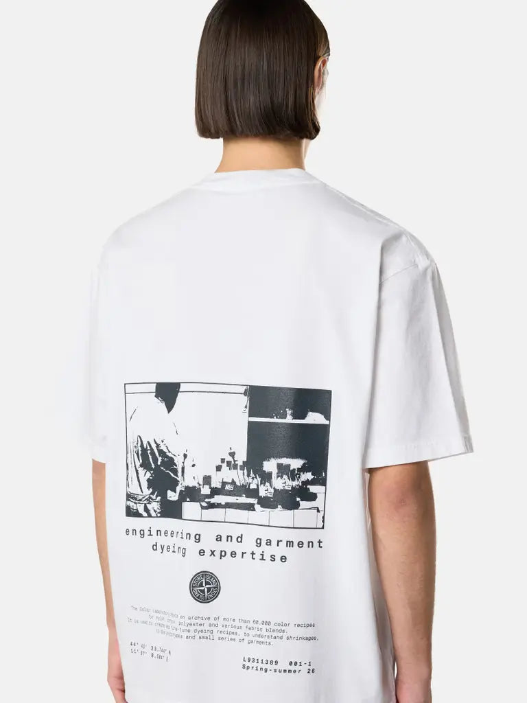 T-shirt coupe regular avec imprimé « Lab » - CALVERO