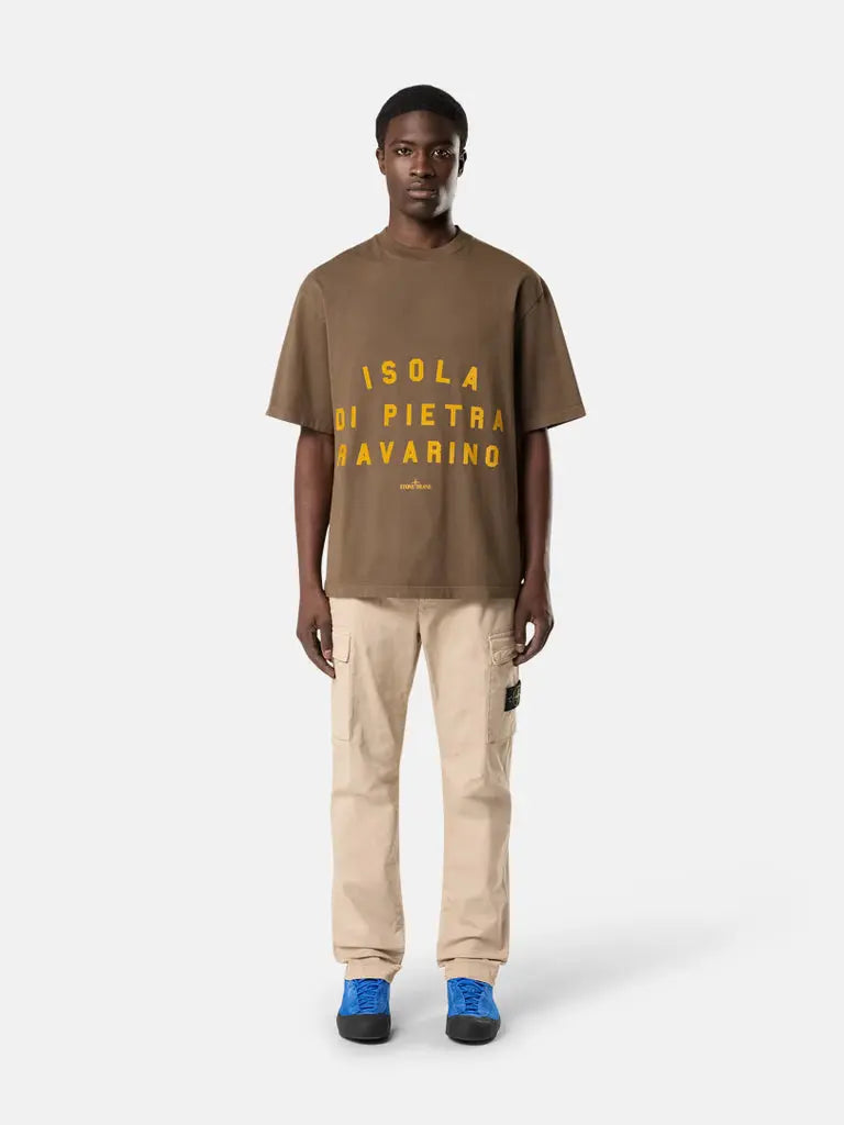 T-shirt coupe regular avec imprimé « Lines » - CALVERO