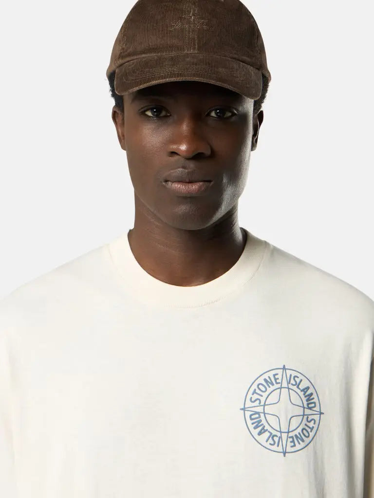 T-shirt coupe regular avec imprimé « Outline Compass » - CALVERO