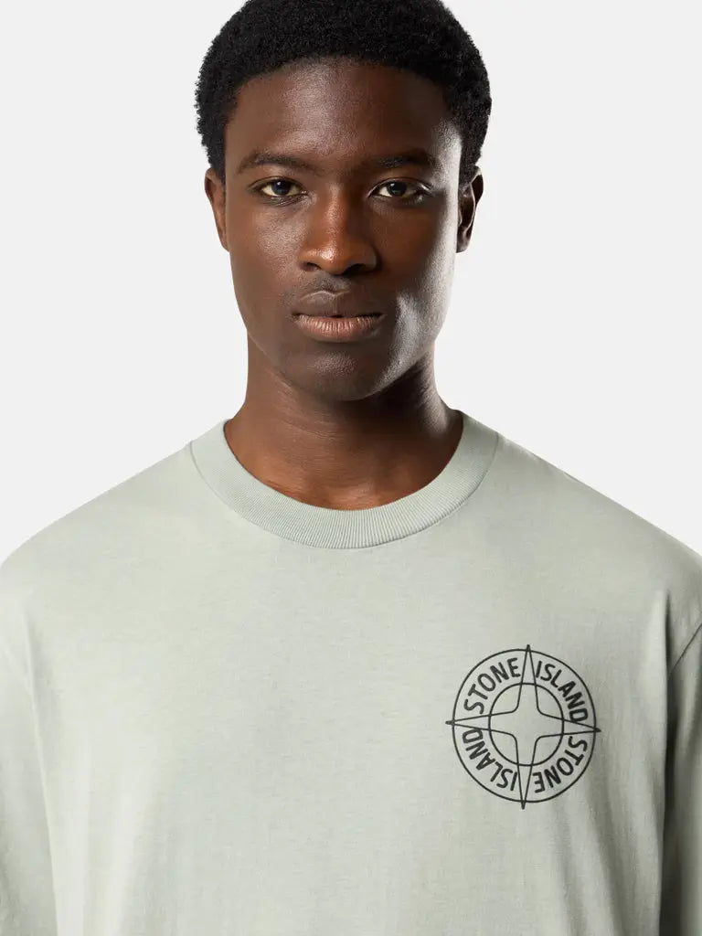 T-shirt coupe regular avec imprimé « Outline Compass » - CALVERO