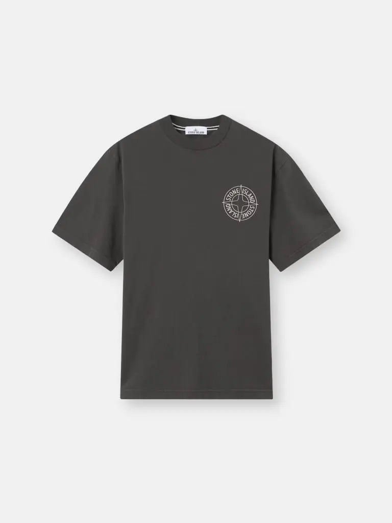 T-shirt coupe regular avec imprimé « Outline Compass » - CALVERO