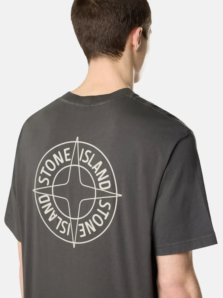 T-shirt coupe regular avec imprimé « Outline Compass » - CALVERO