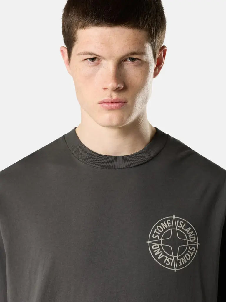 T-shirt coupe regular avec imprimé « Outline Compass » - CALVERO