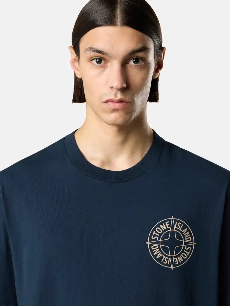 T-shirt coupe regular avec imprimé « Outline Compass » - CALVERO