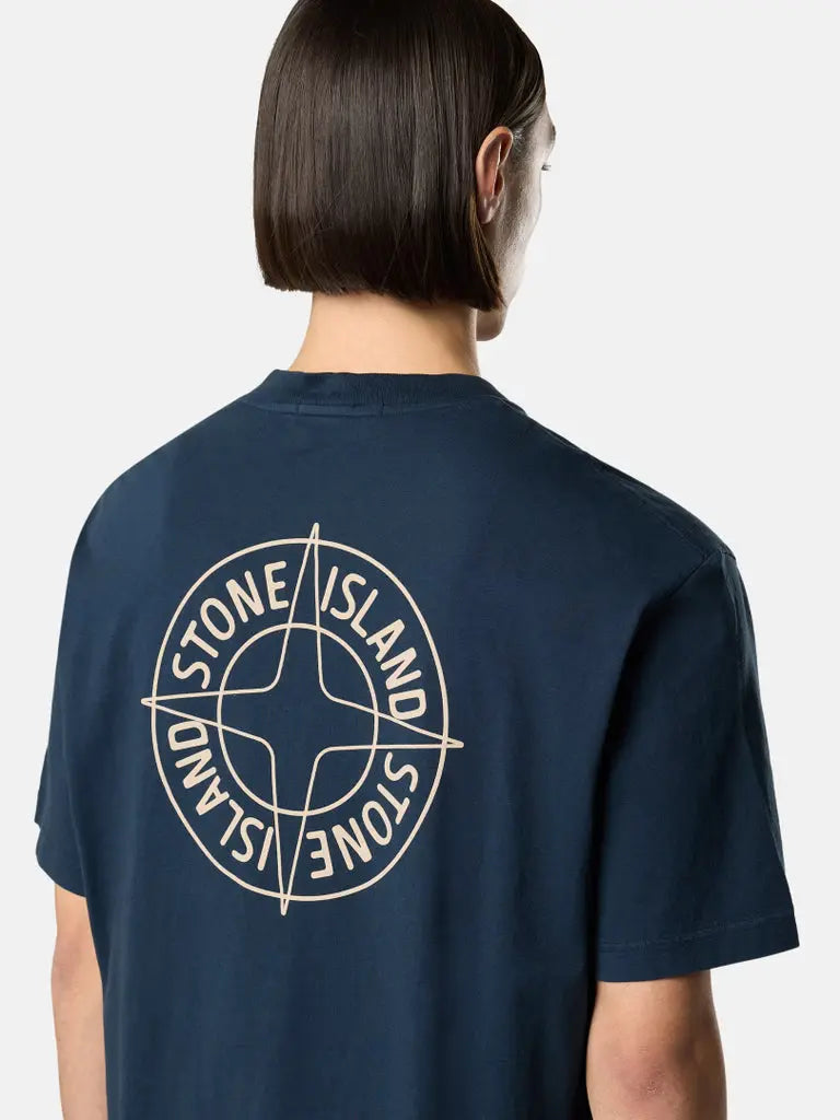 T-shirt coupe regular avec imprimé « Outline Compass » - CALVERO
