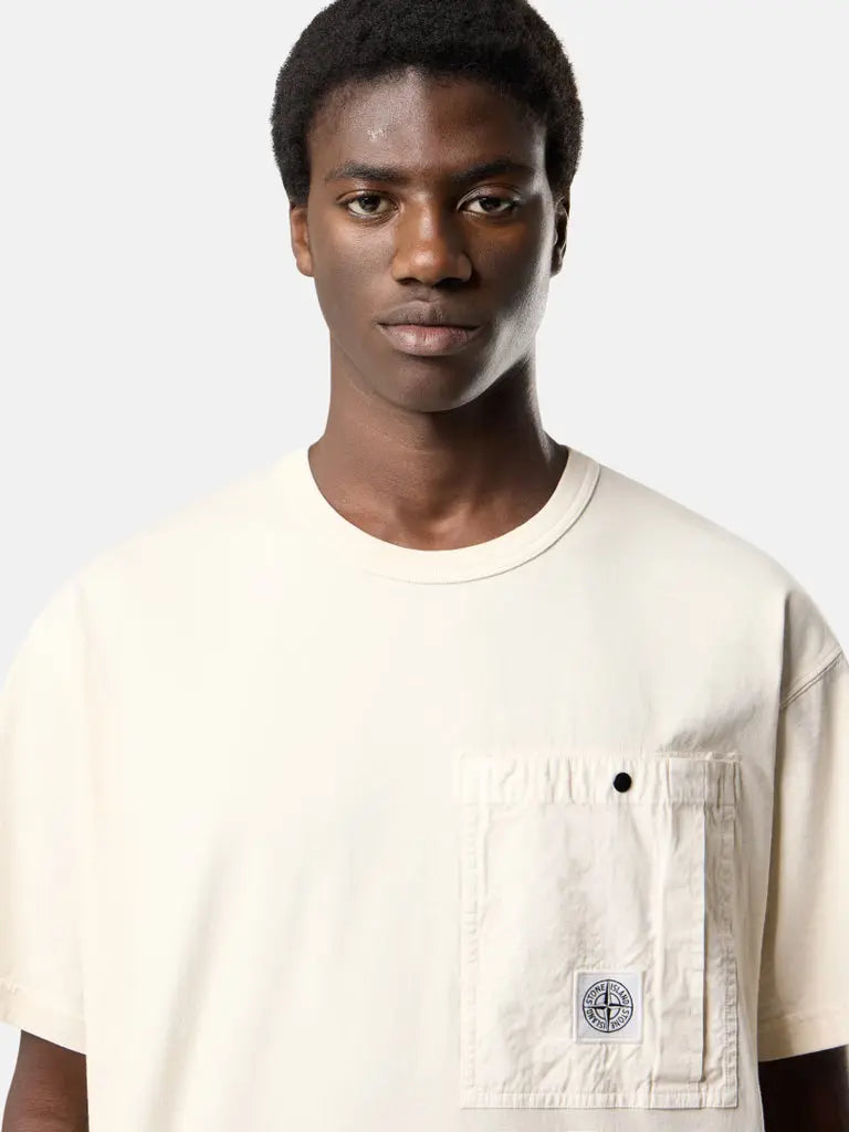 T-shirt coupe regular avec poche poitrine - CALVERO
