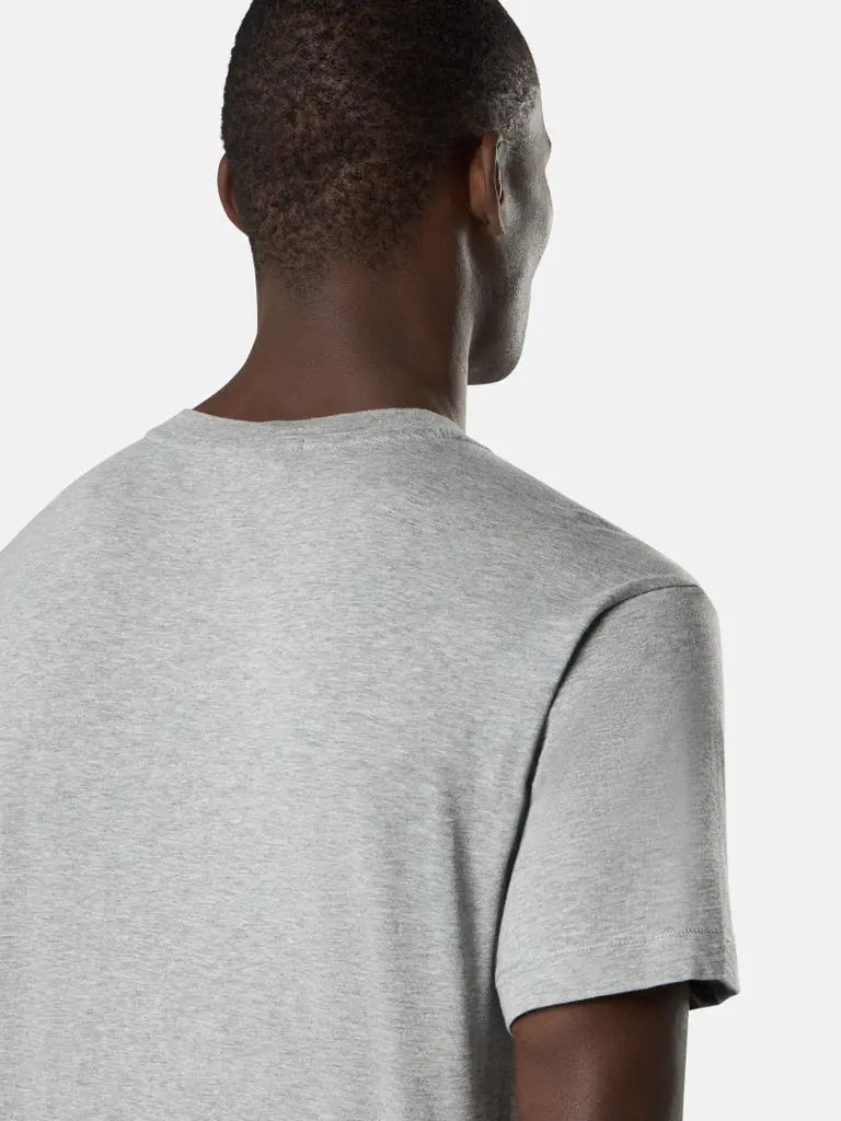 T-shirt coupe slim à manches courtes avec écusson Compass - CALVERO