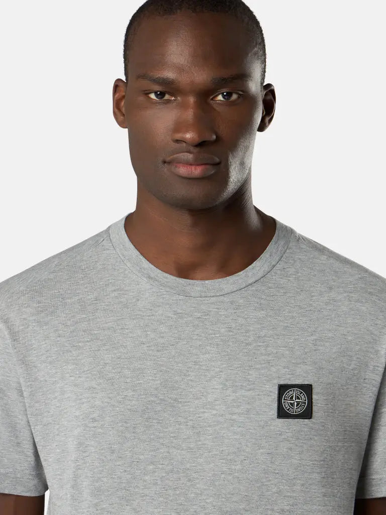 T-shirt coupe slim à manches courtes avec écusson Compass - CALVERO