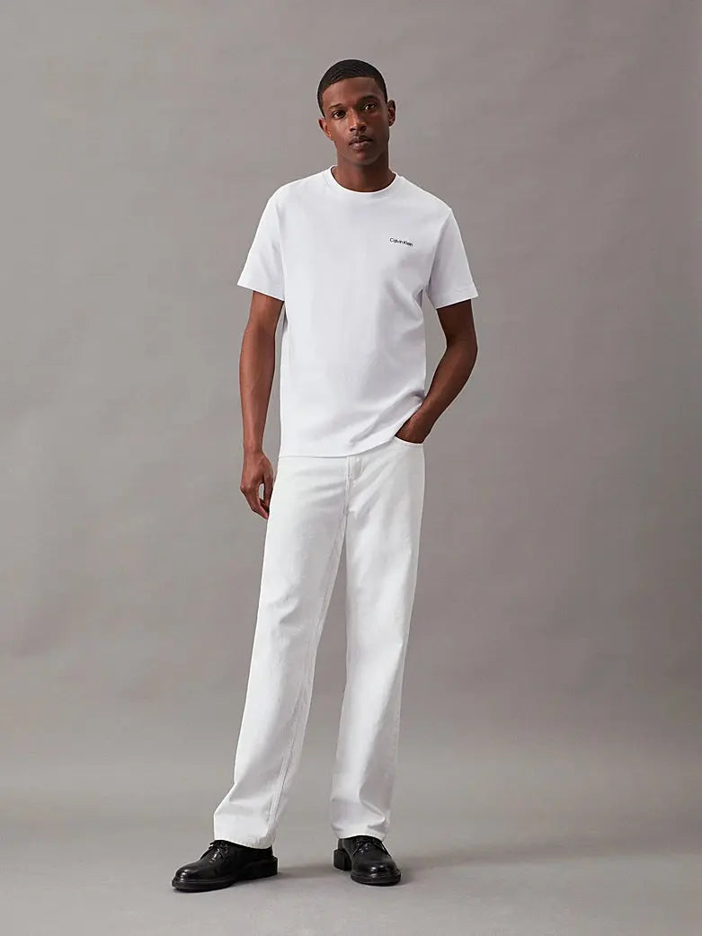 T-shirt en interlock de coton Calvin Klein