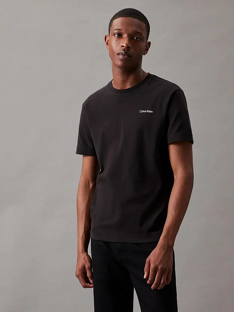 T-shirt en interlock de coton Calvin Klein