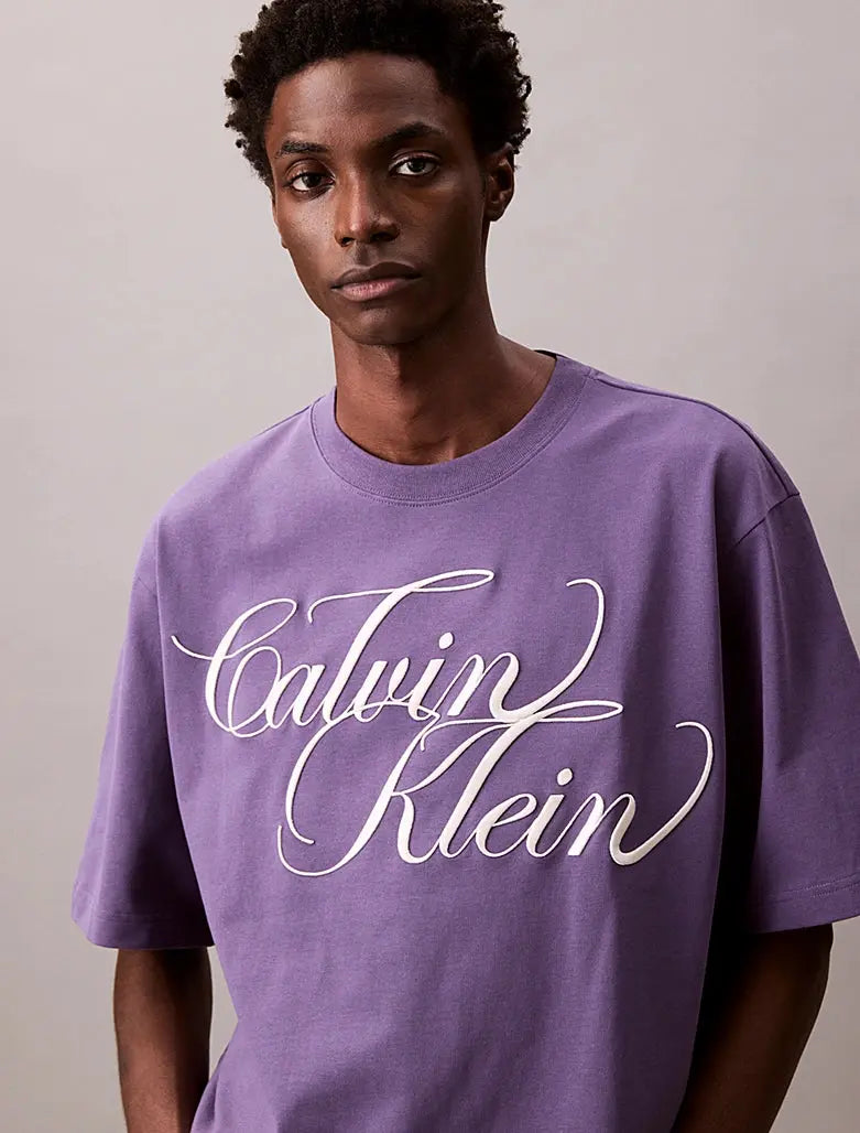 T-shirt graphique relaxed brodé Calvin Klein