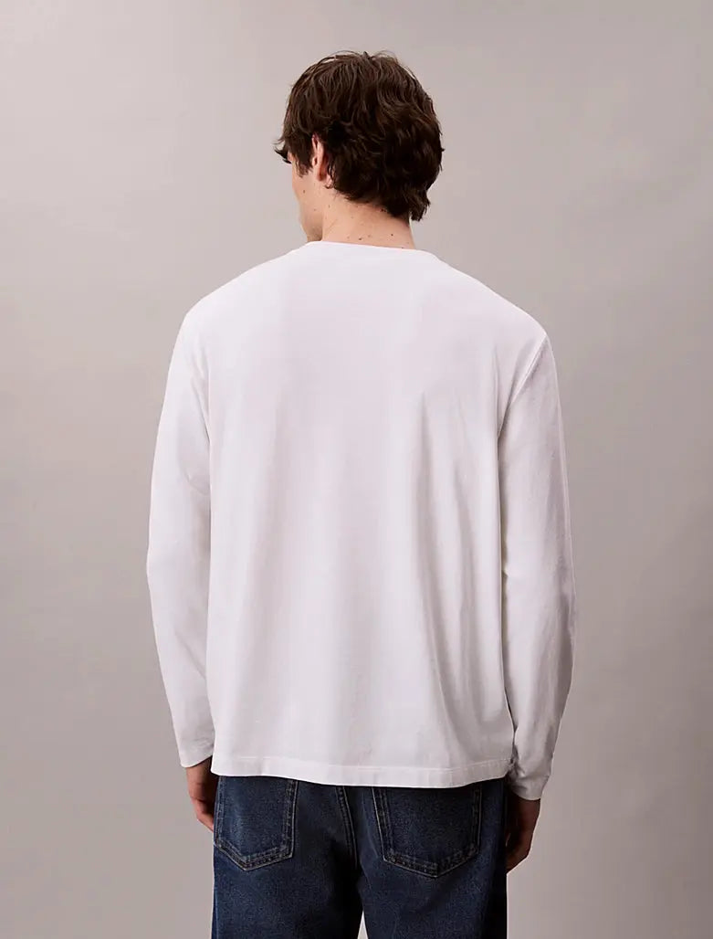 T-shirt relaxed à manches longues Calvin Klein
