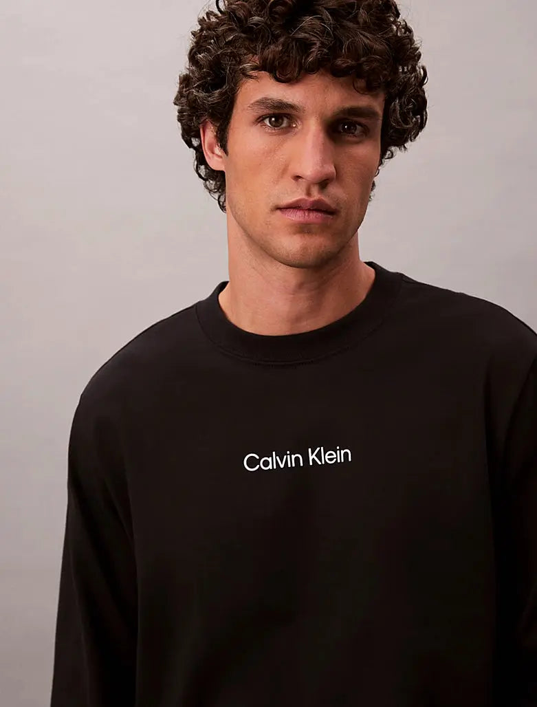 T-shirt relaxed à manches longues Calvin Klein