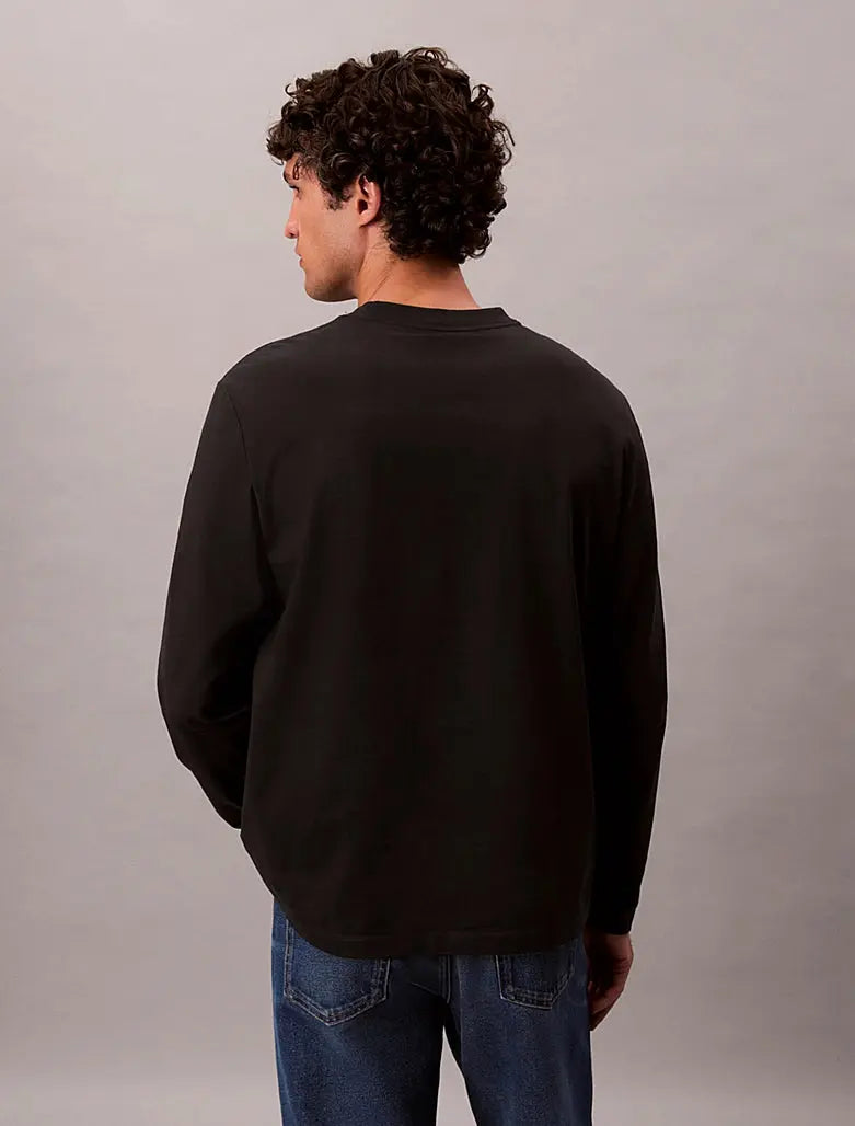 T-shirt relaxed à manches longues Calvin Klein