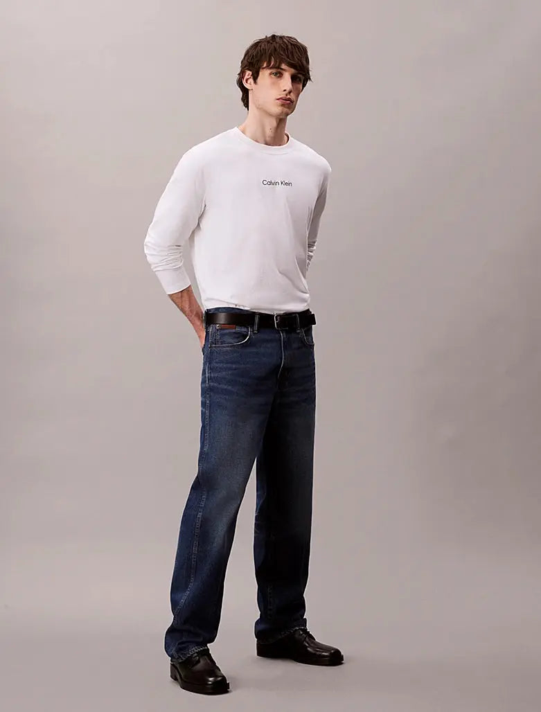 T-shirt relaxed à manches longues Calvin Klein