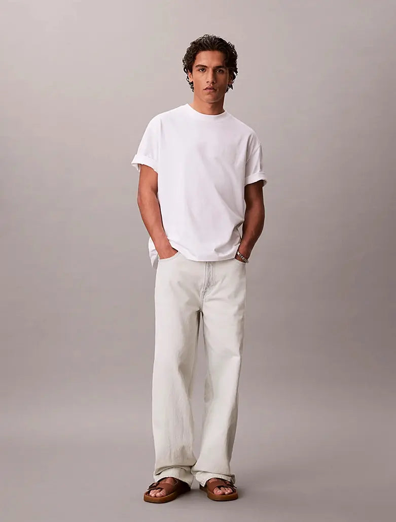 T-shirt relaxed avec insigne emblématique Calvin Klein
