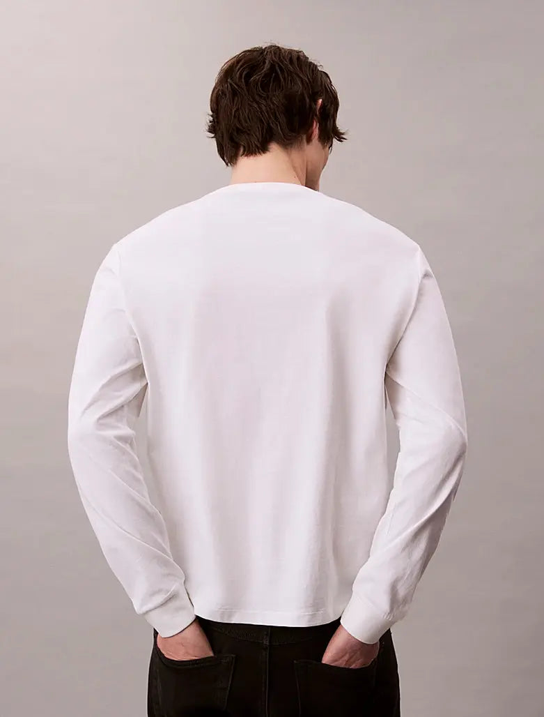T-shirt relaxed avec monogramme Calvin Klein