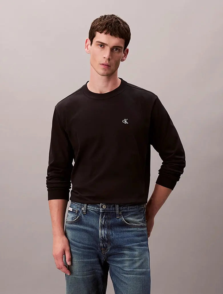 T-shirt relaxed avec monogramme Calvin Klein