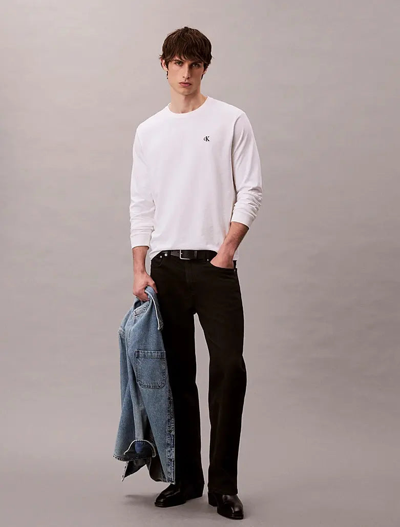 T-shirt relaxed avec monogramme Calvin Klein