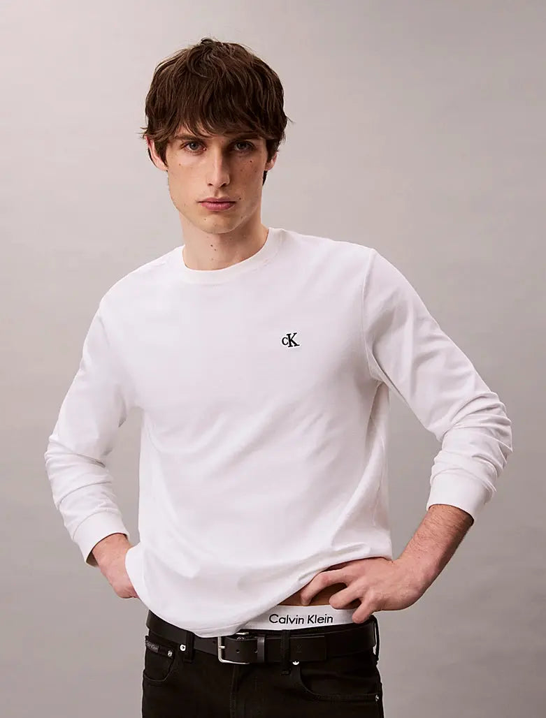 T-shirt relaxed avec monogramme Calvin Klein