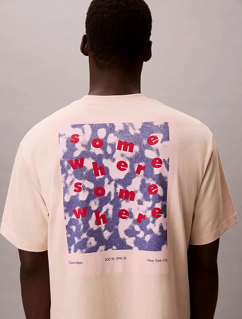 T-shirt relaxed avec motif Somewhere graphique Calvin Klein