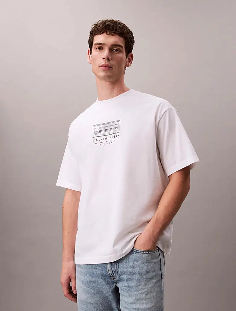 T-shirt relaxed graphique Calvin Klein